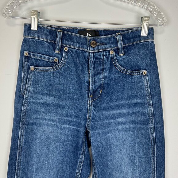 Banana Republic Womens Petite Ranger Straight Leg Jeans Button Fly size 24P - Picture 4 of 15